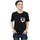 Vêtements Garçon T-shirts manches courtes Dessins Animés Sylvester Face Faux Pocket Noir