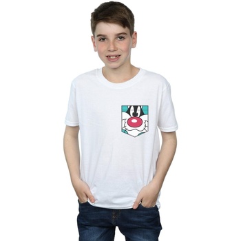 Vêtements Garçon T-shirts manches courtes Dessins Animés Oreillers / Traversins Blanc