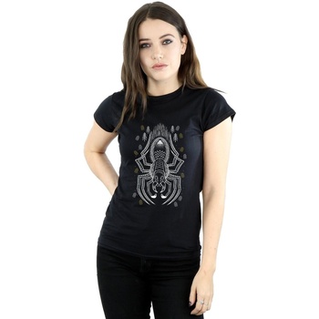Vêtements Femme T-shirts manches longues Harry Potter Aragog Line Art Noir