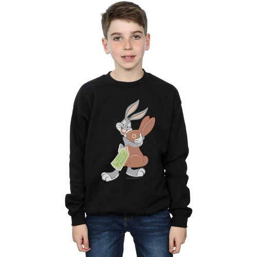 Vêtements Garçon Sweats Dessins Animés Bugs Bunny Yummy Easter Noir