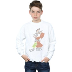 Vêtements Garçon Sweats Dessins Animés Bugs Bunny Yummy Easter Blanc