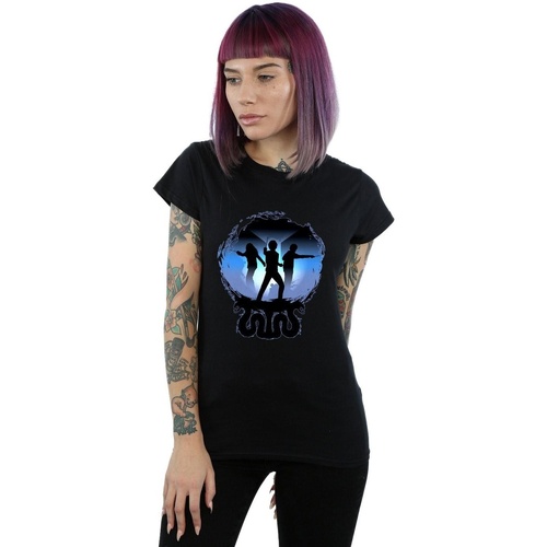 Vêtements Femme T-shirts manches longues Harry Potter Attack Silhouette Noir