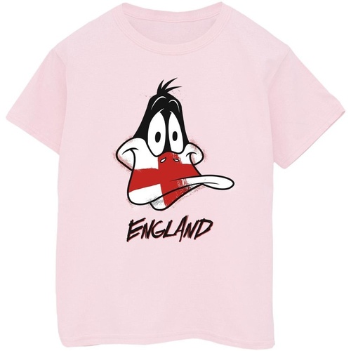 Vêtements Garçon T-shirts manches courtes Dessins Animés Daffy England Face Rouge