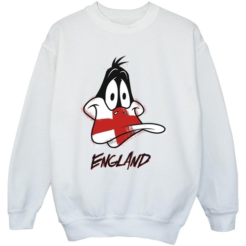 Vêtements Fille Sweats Dessins Animés Daffy England Face Blanc