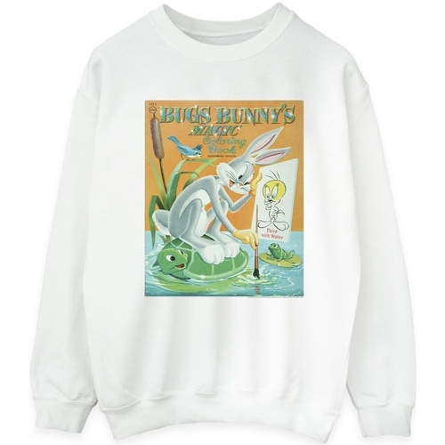 Vêtements Femme Sweats Dessins Animés Bugs Bunny Colouring Book Blanc