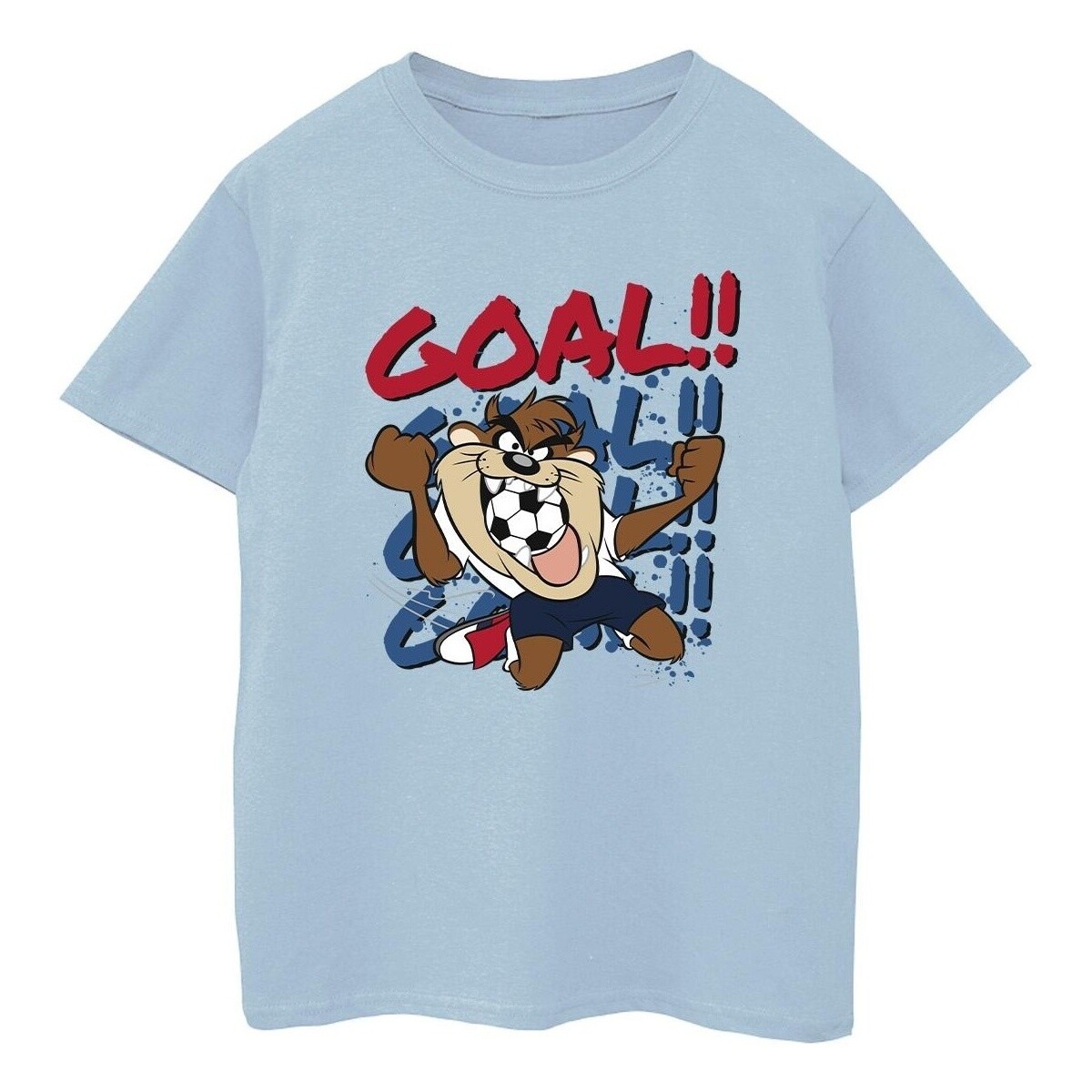 Vêtements Garçon T-shirts manches courtes Dessins Animés Taz Goal Goal Goal Bleu
