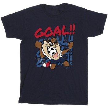 Vêtements Garçon T-shirts manches courtes Dessins Animés Taz Goal Goal Goal Bleu