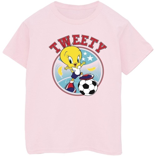 Vêtements Garçon T-shirts manches courtes Dessins Animés Tweety Football Circle Rouge