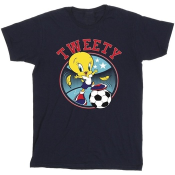 Vêtements Garçon T-shirts manches courtes Dessins Animés Tweety Football Circle Bleu