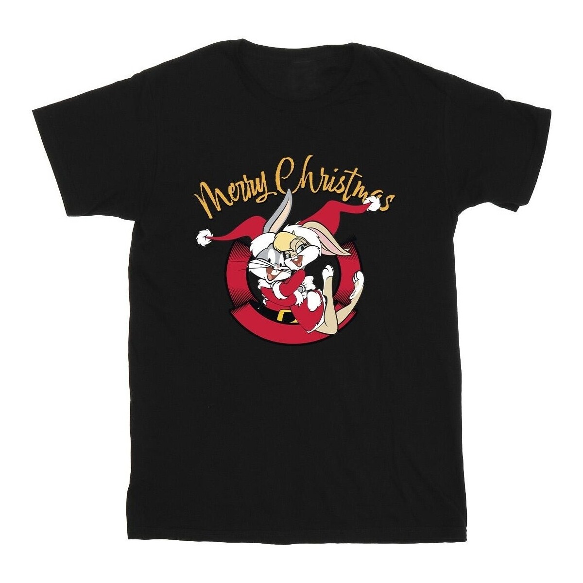 Vêtements Garçon T-shirts manches courtes Dessins Animés Lola Merry Christmas Noir