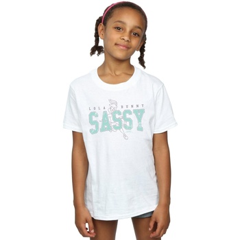 Vêtements Fille T-shirts manches longues Dessins Animés Lola Bunny Sassy Blanc