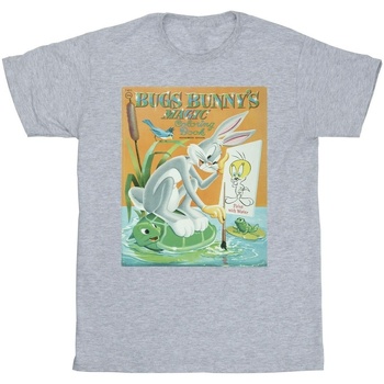 Vêtements Fille T-shirts manches longues Dessins Animés Bugs Bunny Colouring Book Gris