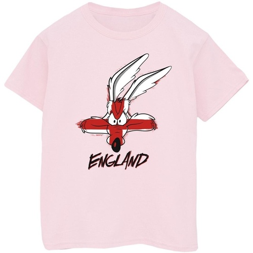 Vêtements Fille T-shirts manches longues Dessins Animés Coyote England Face Rouge