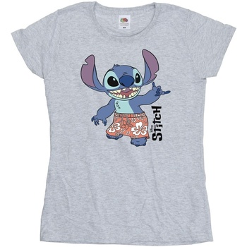 Vêtements Femme T-shirts manches courtes Disney Lilo & Stitch Bermuda Shorts Gris