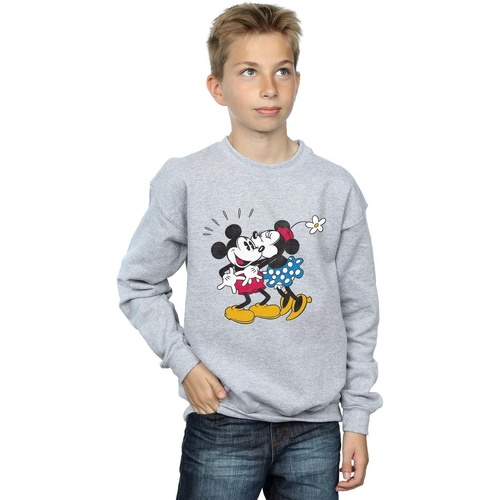 Vêtements Garçon Sweats Disney Mickey Mouse Mickey And Minnie Kiss Gris