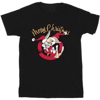 Vêtements Fille T-shirts manches longues Dessins Animés Lola Merry Christmas Noir