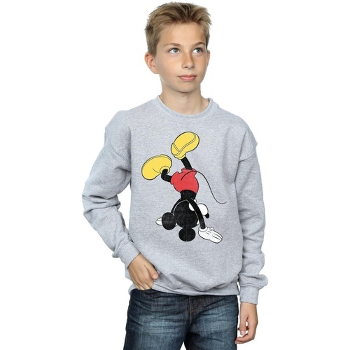 Vêtements Garçon Sweats Disney Mickey Mouse Upside Down Gris