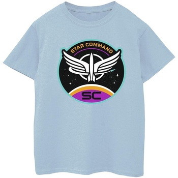 Vêtements Fille T-shirts manches longues Disney Lightyear Star Command Circle Bleu