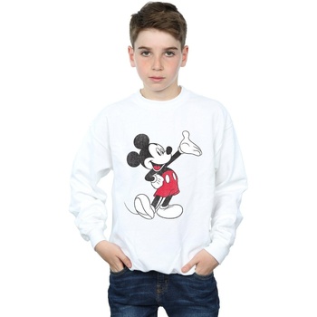 Vêtements Garçon Sweats Disney Mickey Mouse Traditional Wave Blanc