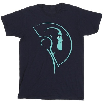 Vêtements Fille T-shirts manches longues Disney Lightyear Space Helmet Stare Bleu