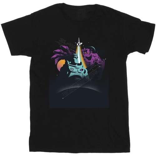 Vêtements Fille T-shirts manches longues Disney Lightyear Buzz And Zurg Noir