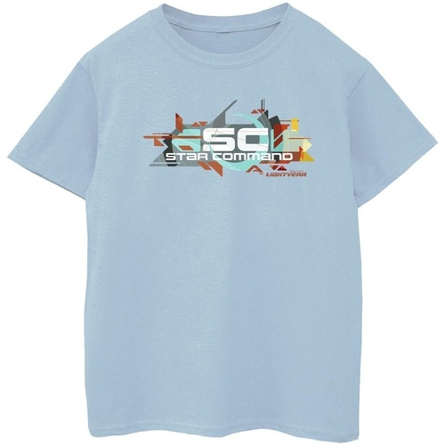 Vêtements Fille T-shirts manches longues Disney Lightyear Star Command Graphic Title Bleu