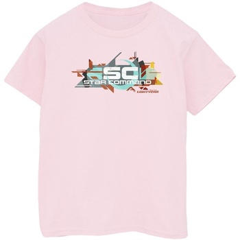Vêtements Fille T-shirts manches longues Disney Lightyear Star Command Graphic Title Rouge
