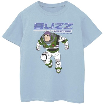 Vêtements Fille T-shirts manches longues Disney Lightyear Buzz Jump To Action Bleu
