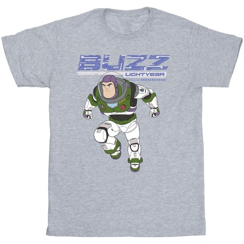 Vêtements Fille T-shirts manches longues Disney Lightyear Buzz Jump To Action Gris