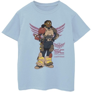 Vêtements Fille T-shirts manches longues Disney Lightyear Izzy Star Command Bleu