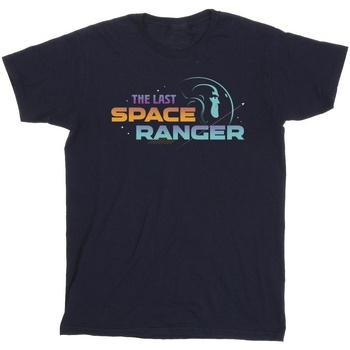 Vêtements Fille T-shirts manches longues Disney Lightyear Last Space Ranger Text Bleu