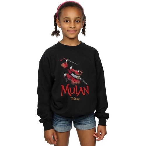 Vêtements Fille Sweats Disney Mulan Movie Pose Noir