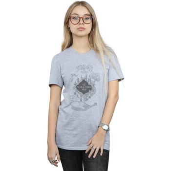 Vêtements Femme T-shirts manches longues Harry Potter The Marauder's Map Gris