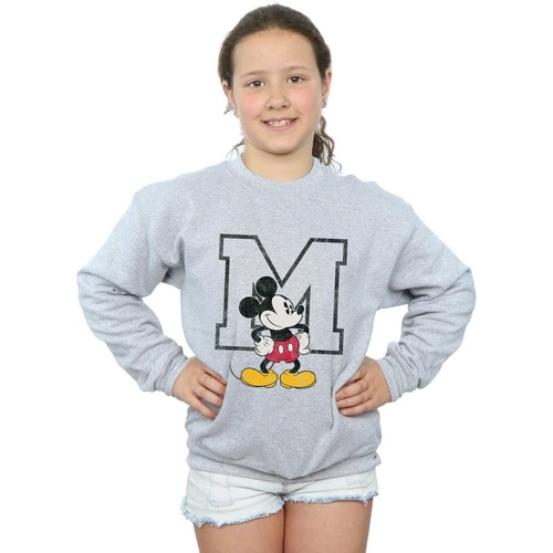 Vêtements Fille Sweats Disney Mickey Mouse Classic M Gris