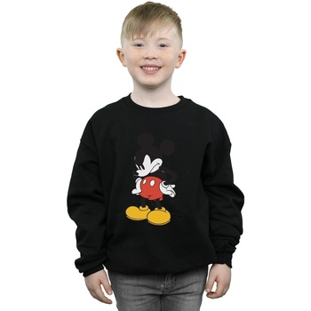 Vêtements Garçon Sweats Disney Mickey Mouse Angry Look Down Noir