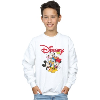 Vêtements Garçon Sweats Disney Mickey Mouse Crew Blanc