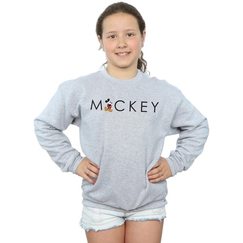 Vêtements Fille Sweats Disney Minnie Mouse Kick Letter Gris