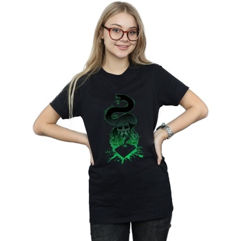 Vêtements Femme T-shirts manches longues Harry Potter Nagini Silhouette Noir