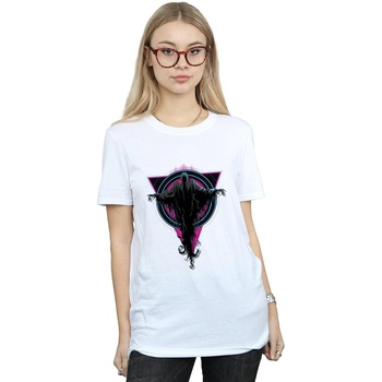 Vêtements Femme T-shirts manches longues Harry Potter Neon Dementors Blanc