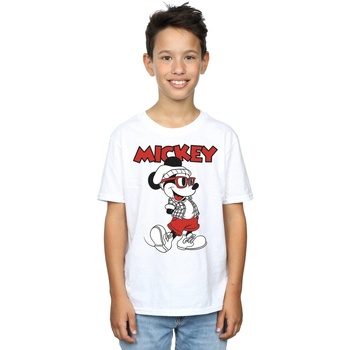 t-shirt enfant disney  mickey mouse hipster 