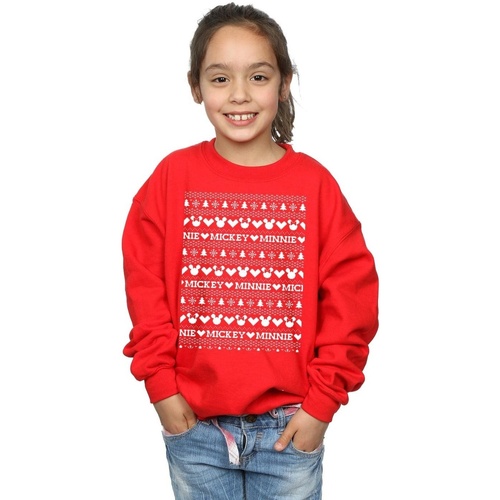Vêtements Fille Sweats Disney Keep yourself warm without compromising on style with the ® Cozy Day Hoodie Fair Isle Rouge
