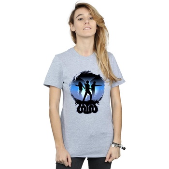Vêtements Femme T-shirts manches longues Harry Potter Attack Silhouette Gris