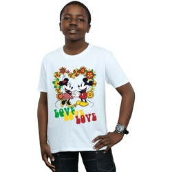 Vêtements Garçon T-shirts Adidas manches courtes Disney  Blanc