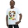 Vêtements Garçon T-shirts manches courtes Disney Mickey And Minnie Mouse Hippie Love Blanc
