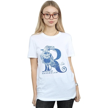Vêtements Femme T-shirts manches longues Harry Potter Ravenclaw Glitter Blanc