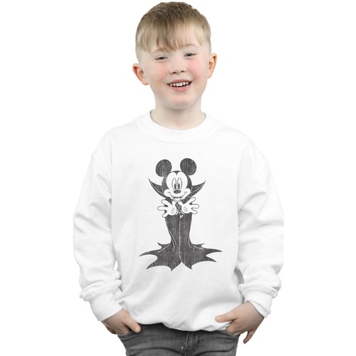 Vêtements Garçon Sweats Disney Mickey Mouse Dracula Blanc