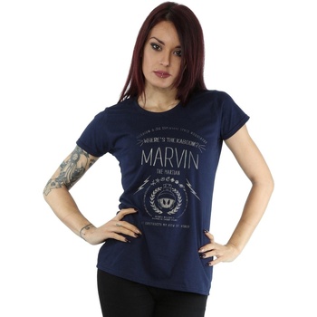 Vêtements Femme T-shirts manches longues Dessins Animés Marvin The Martian Where's The Kaboom Bleu