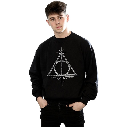 Vêtements Homme Sweats Harry Potter Deathly Hallows Symbol Noir