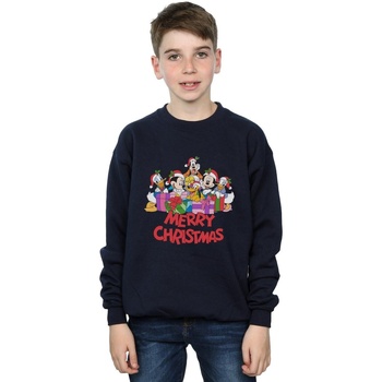 Vêtements Garçon Sweats Disney Mickey Mouse And Friends Christmas Bleu