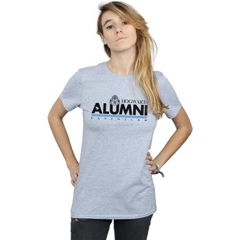 Vêtements Femme T-shirts manches longues Harry Potter Hogwarts Alumni Ravenclaw Gris